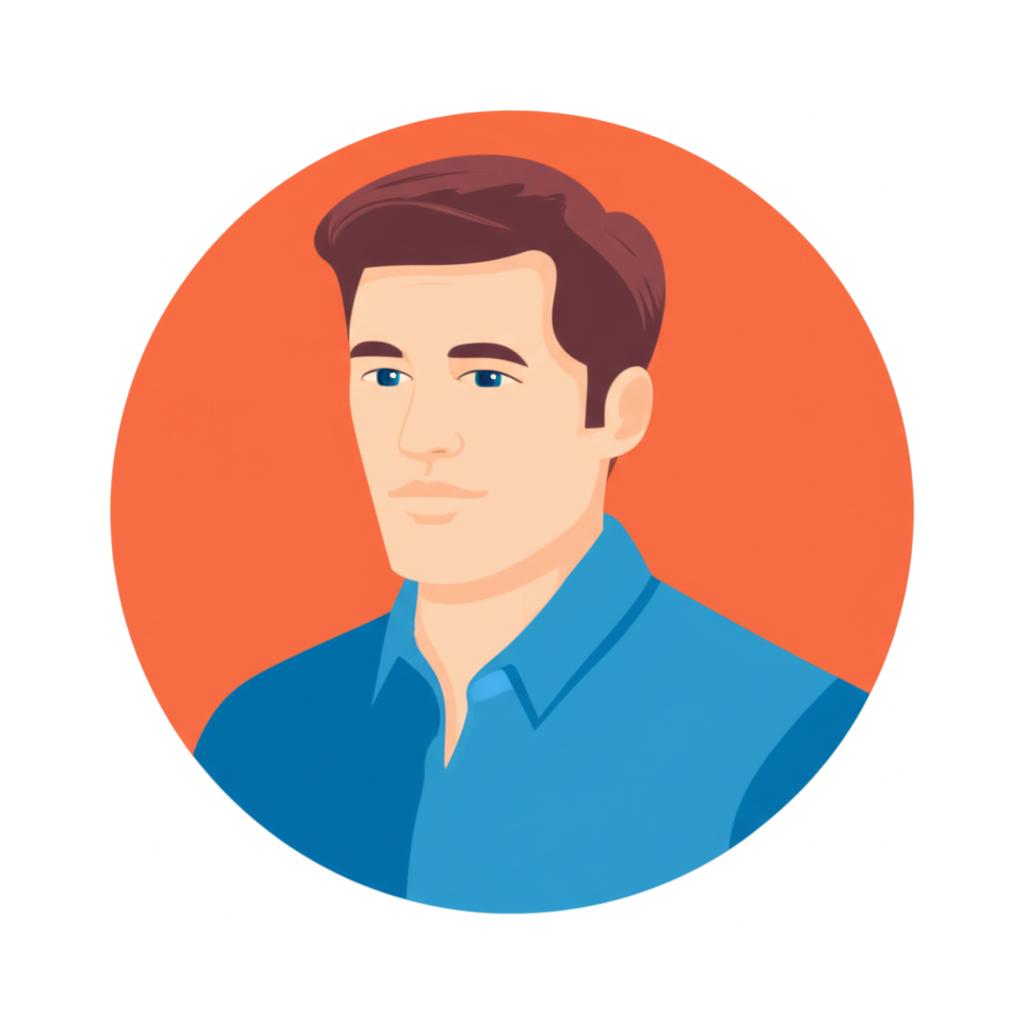 Illustration depicting a man